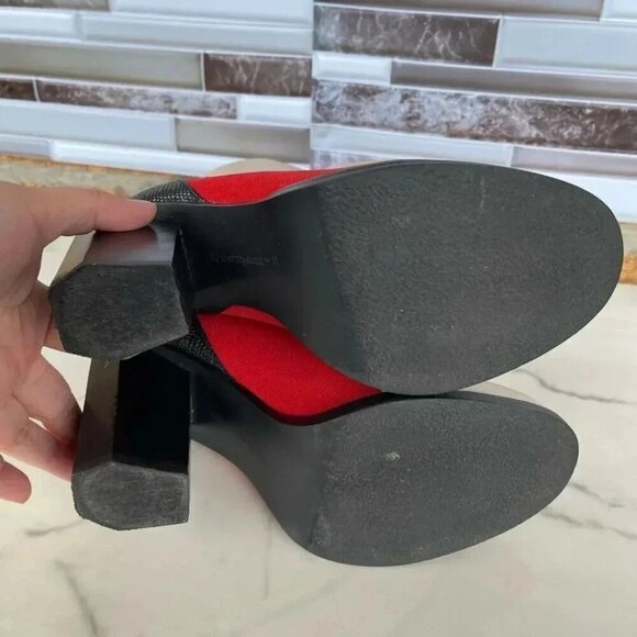 UNITED NUDE Tetra Mist/Hot Red/Black boots size 7 - Picture 5 of 9